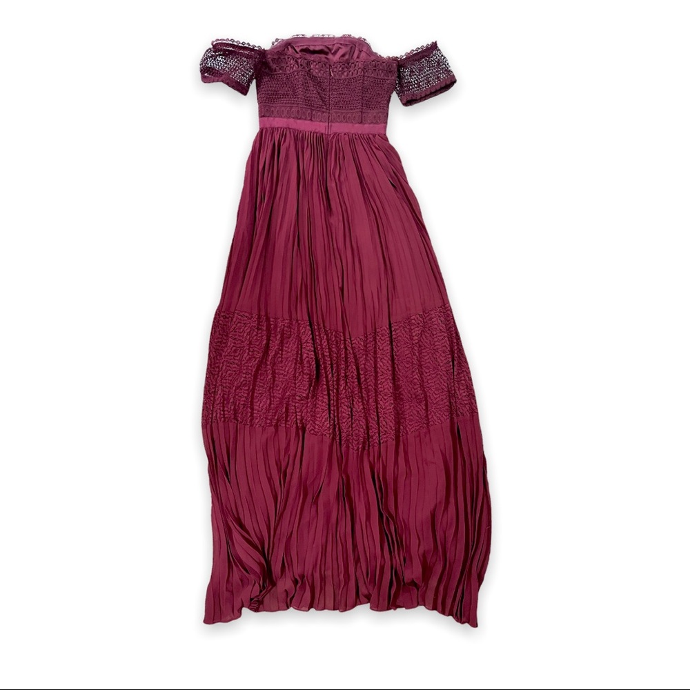 ASOS Premium Guipure Lace Paneled Maxi Dress - Picture 7 of 16